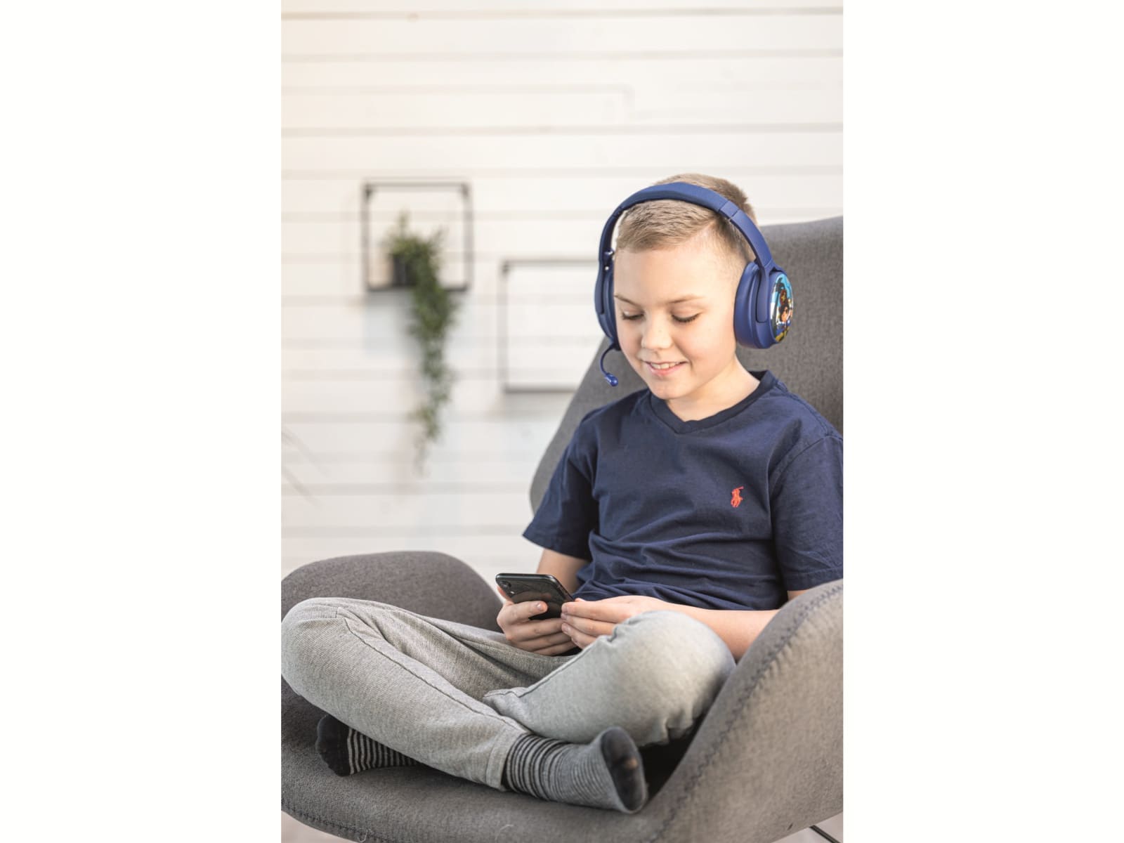 ONANOFF Bluetooth Over-Ear Kopfhörer BuddyPhones Cosmos+, für Kinder, blau