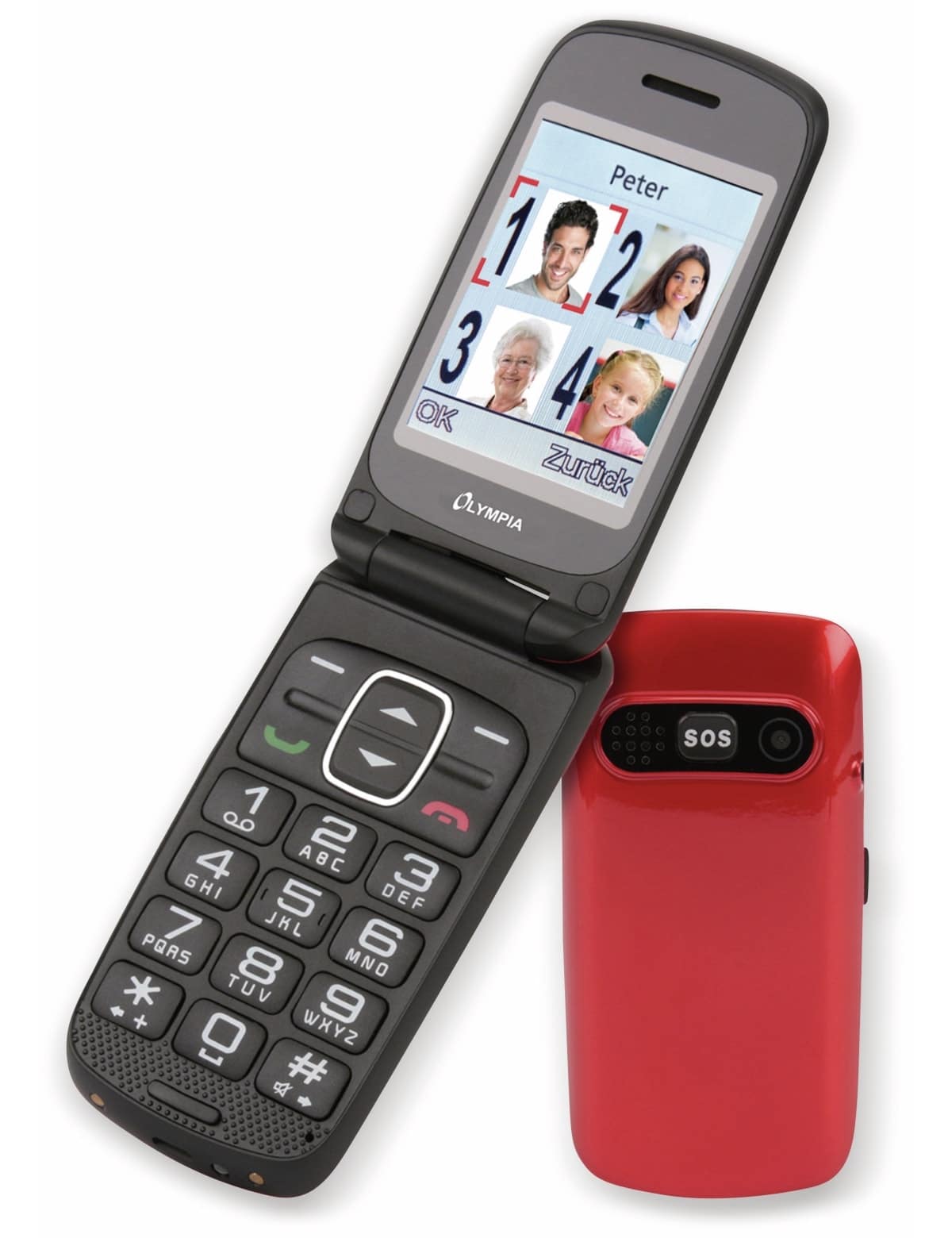 Olympia Handy Primus, rot, Dual-Sim