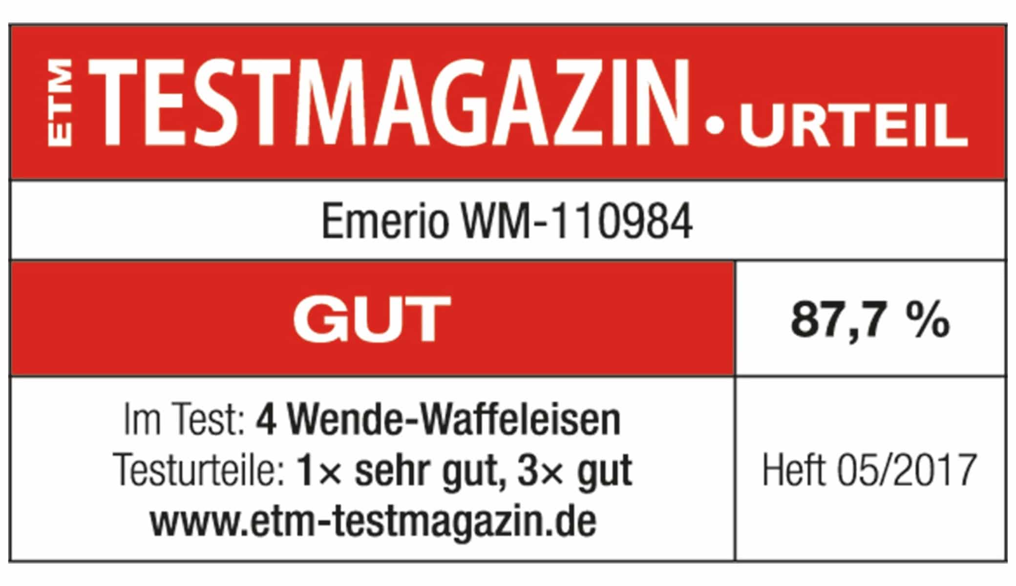 EMERIO Waffelautomat WM-110984, 1000 W