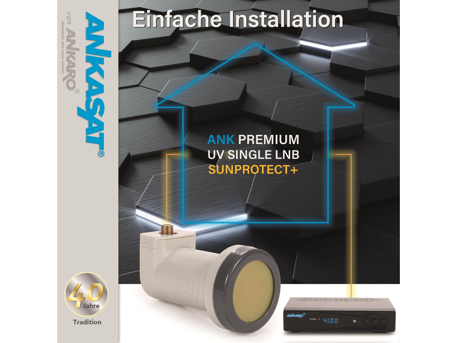 ANKARO Single-LNB Premium UV LNC Sunprotect+