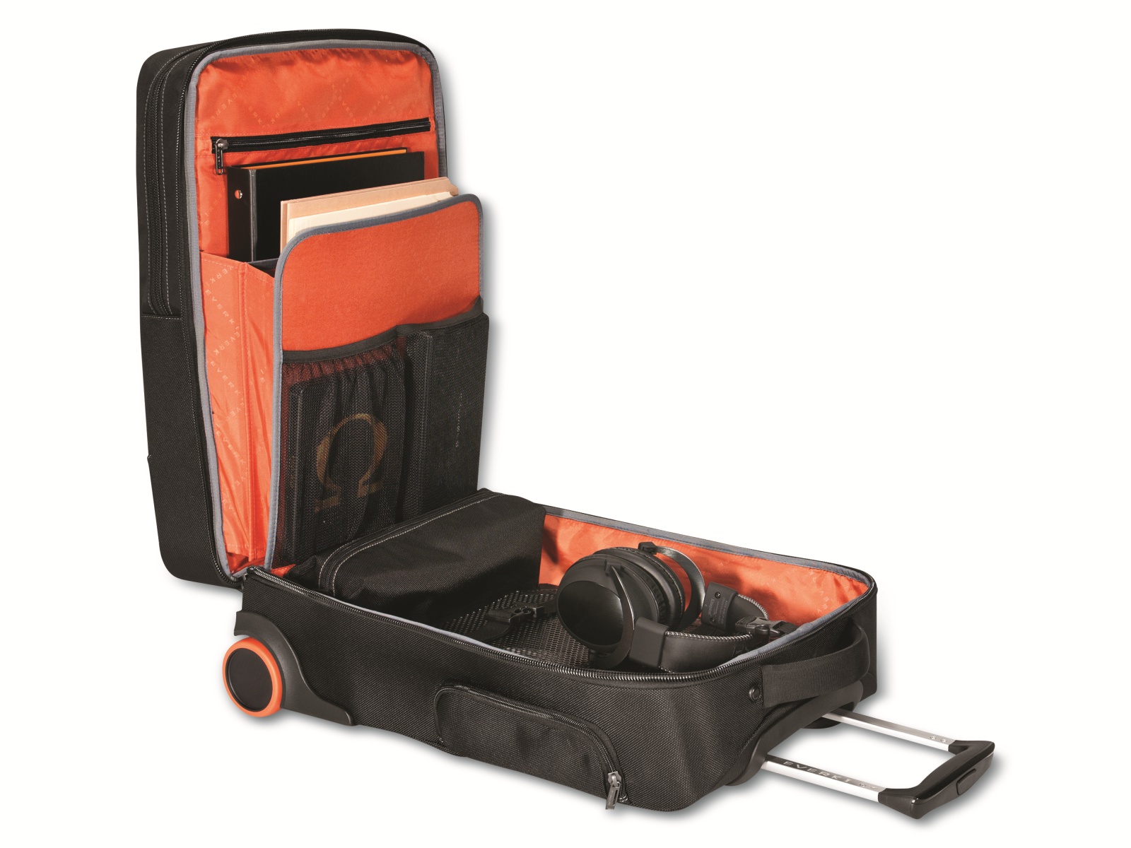 EVERKI Laptop-Trolley mit anpassbarem Fach, von 15-Zoll bis 18,4-Zoll