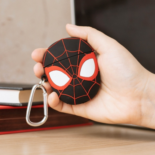 THUMBSUP! 3D AirPods Case Spiderman, Schwarz