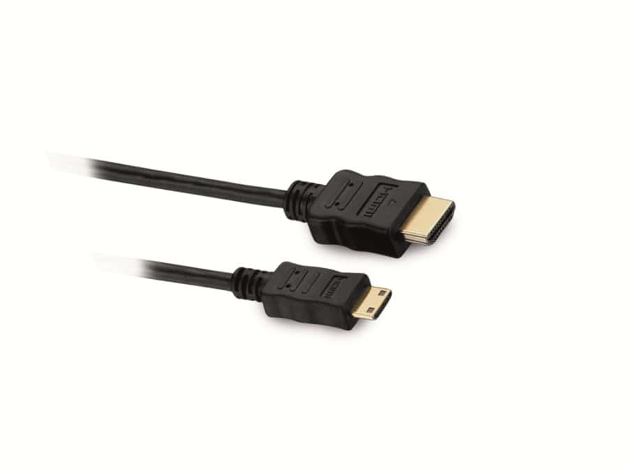 S-IMPULS HDMI/Mini-HDMI Kabel, HIGH SPEED WITH ETHERNET, 1 m