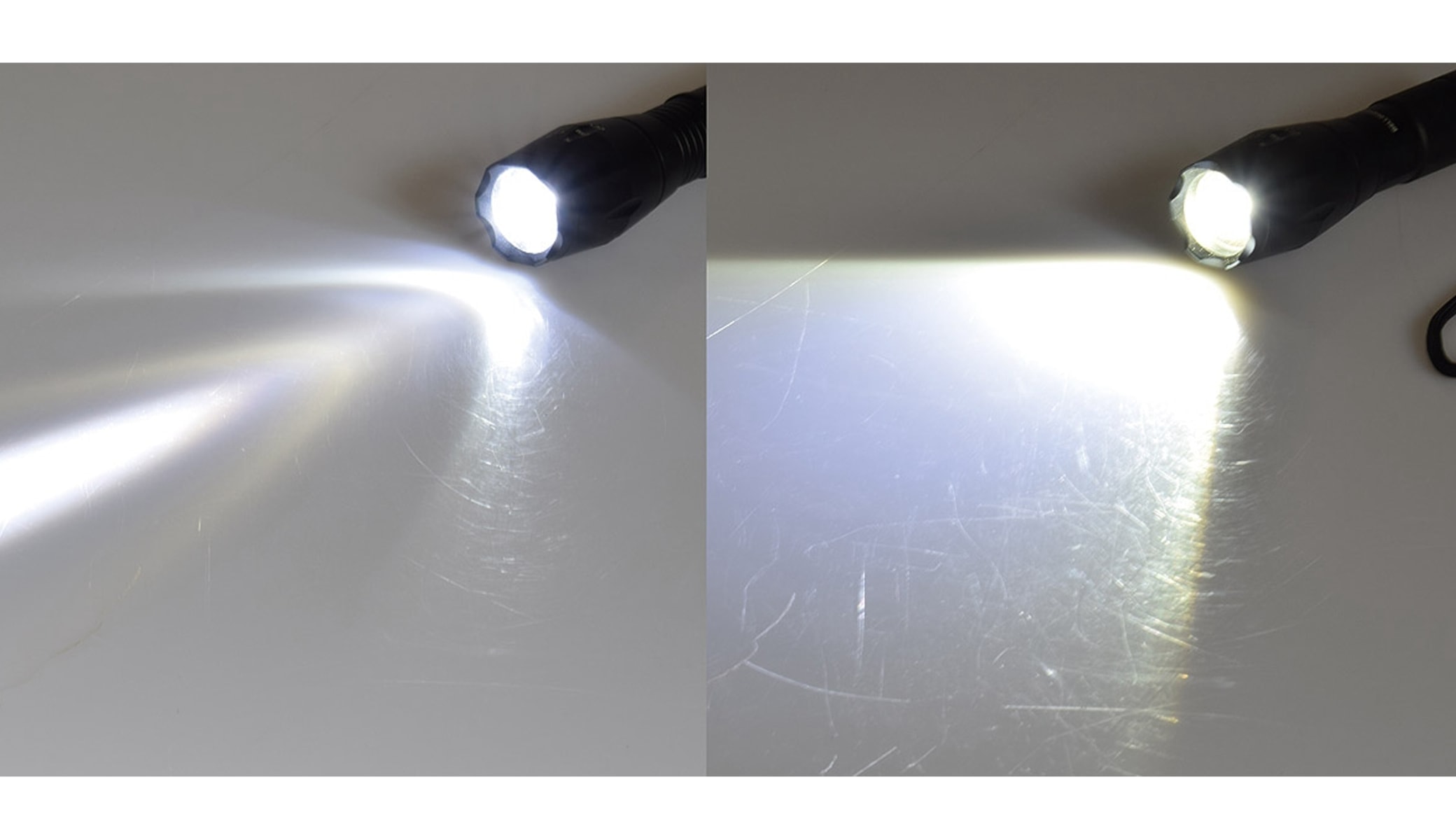 CHILITEC LED-Taschenlampe CTL10 Zoom, 10 W, schwarz, 350 lm, 136x37 mm
