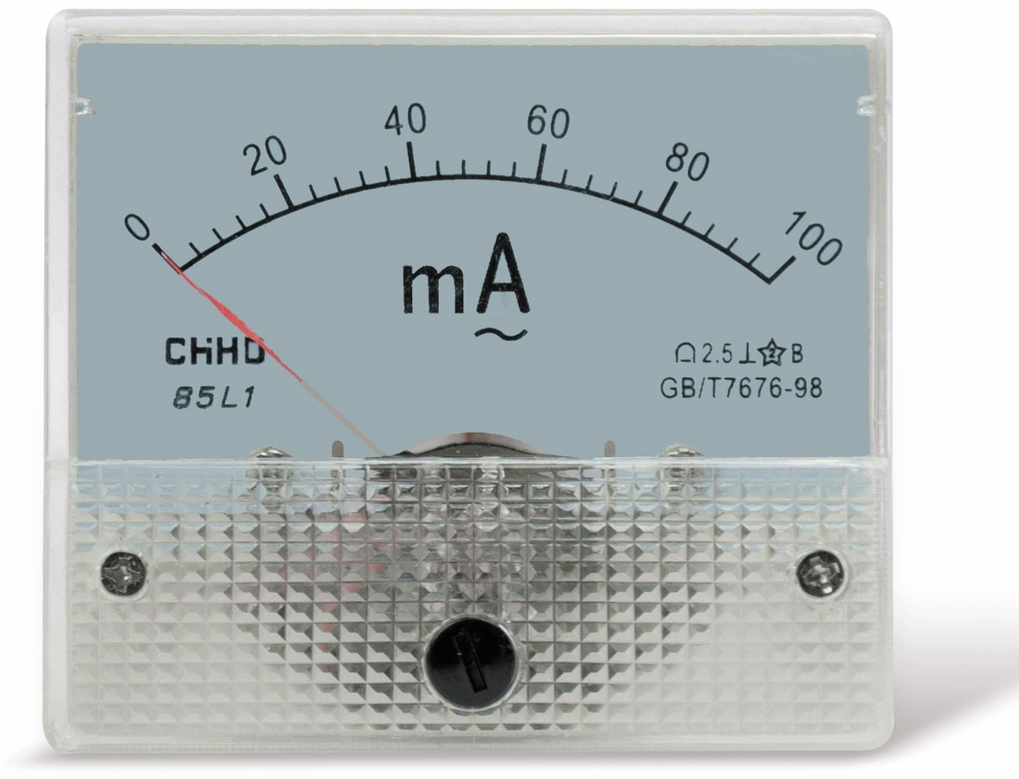 Einbau-Messinstrument, 0...100 mA~