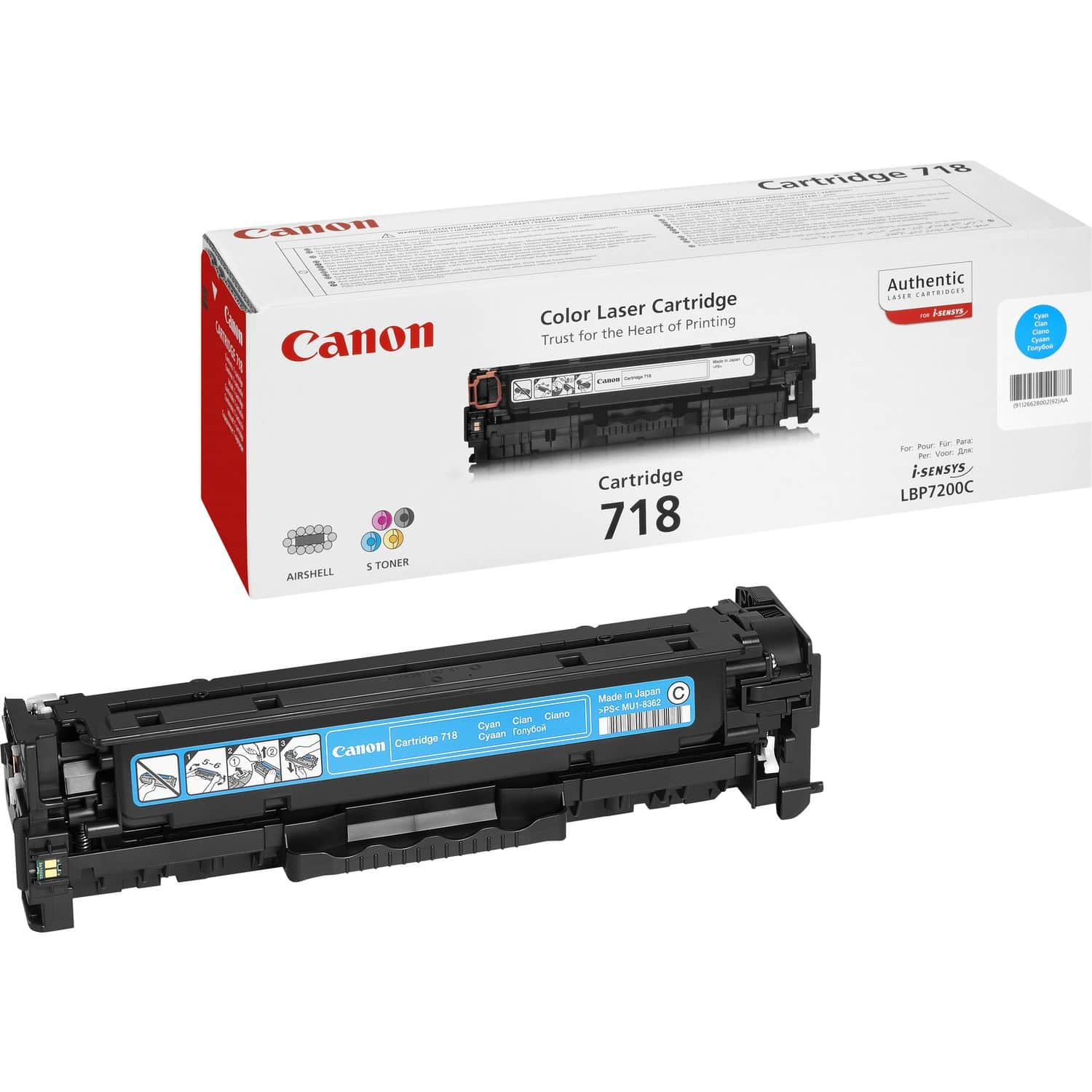 CANON Tonerpatrone 718, Cyan