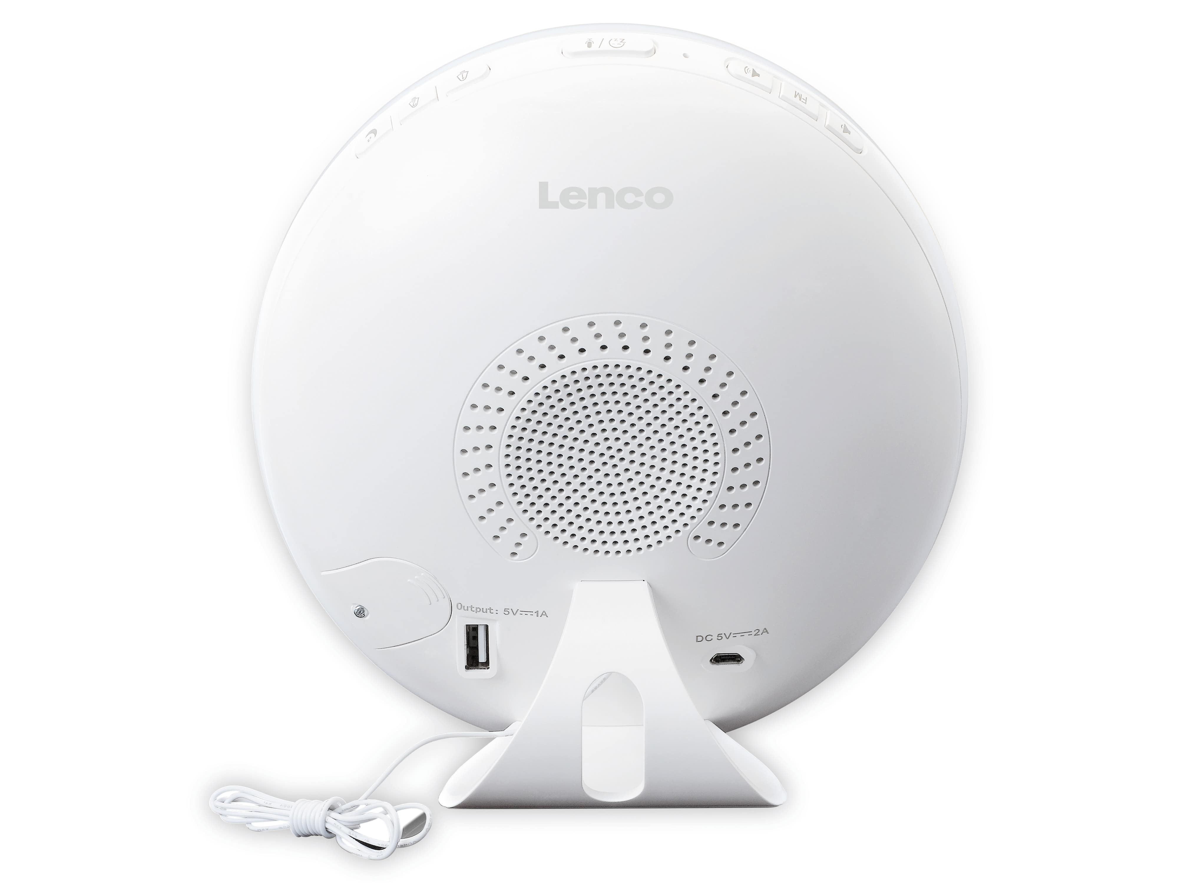 LENCO Smarter Radiowecker CRW-110WH, mit Aufwachlicht 