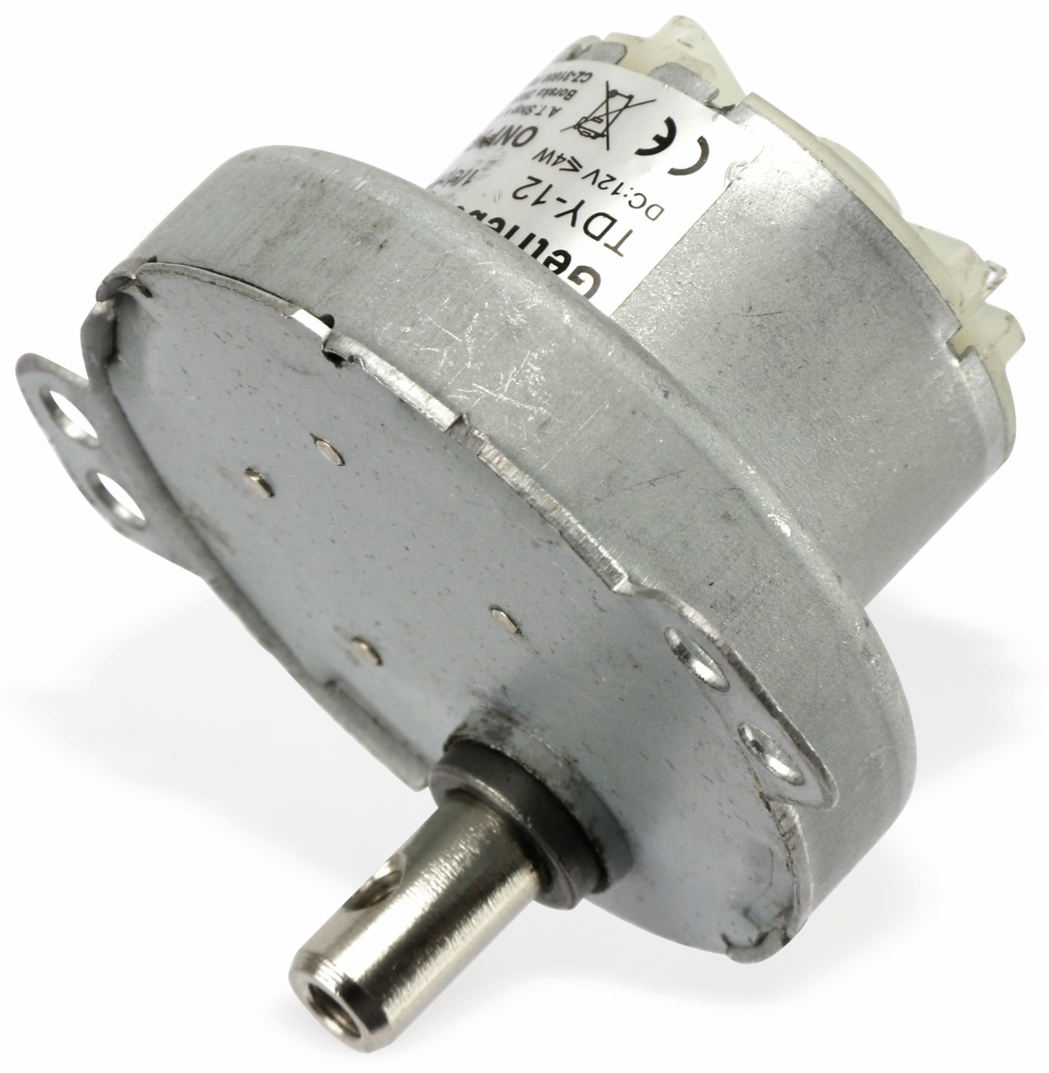 Gleichstrom-Getriebemotor TDY-12, 12 V-, 0,18 A, 1 U/min