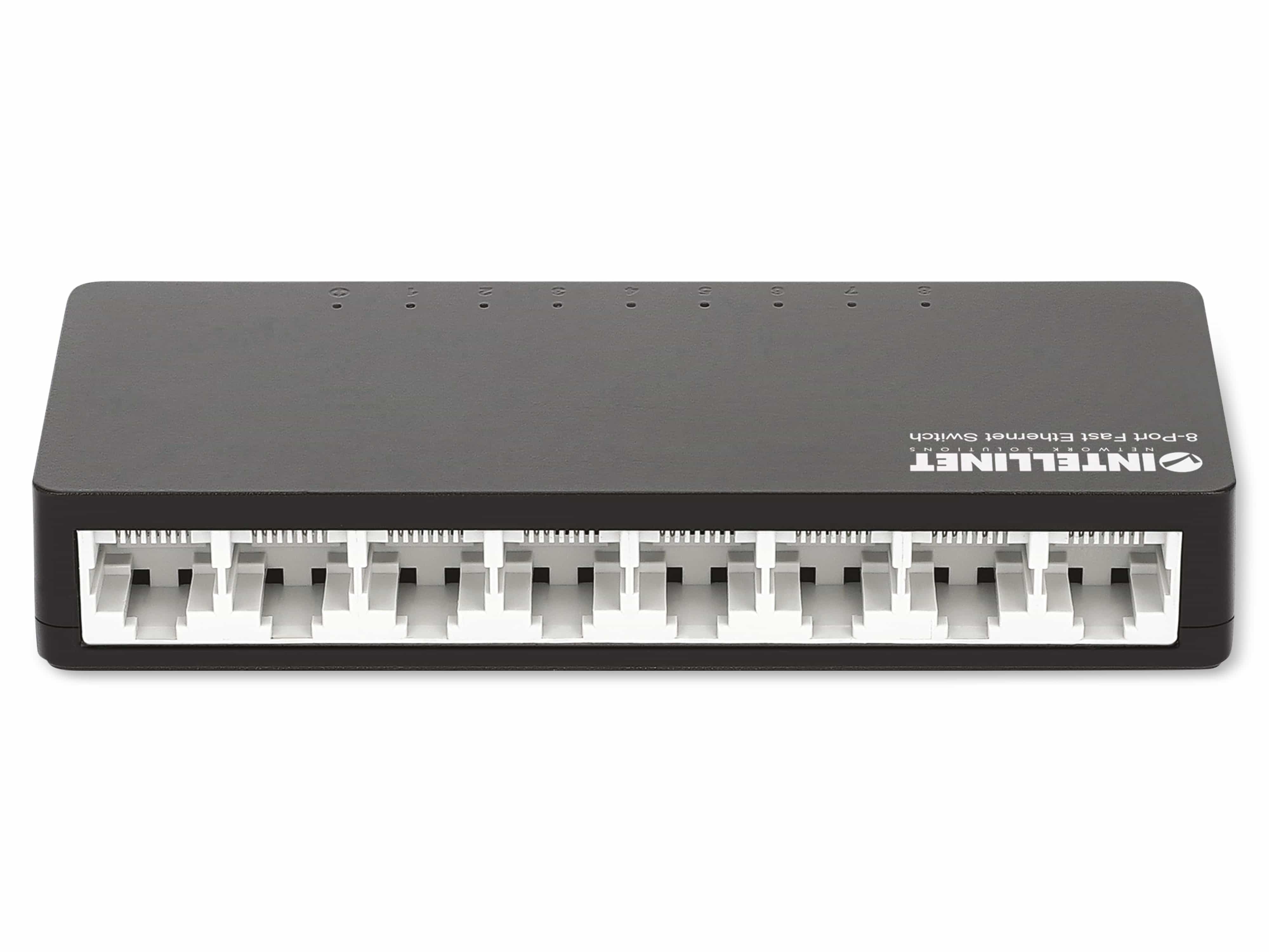 INTELLINET Ethernet Switch 561730 8-Port, schwarz