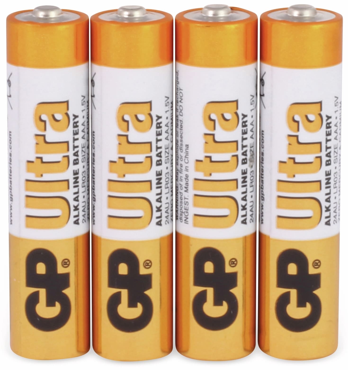 GP Micro-Batterien ULTRA ALKALINE, 4 Stück