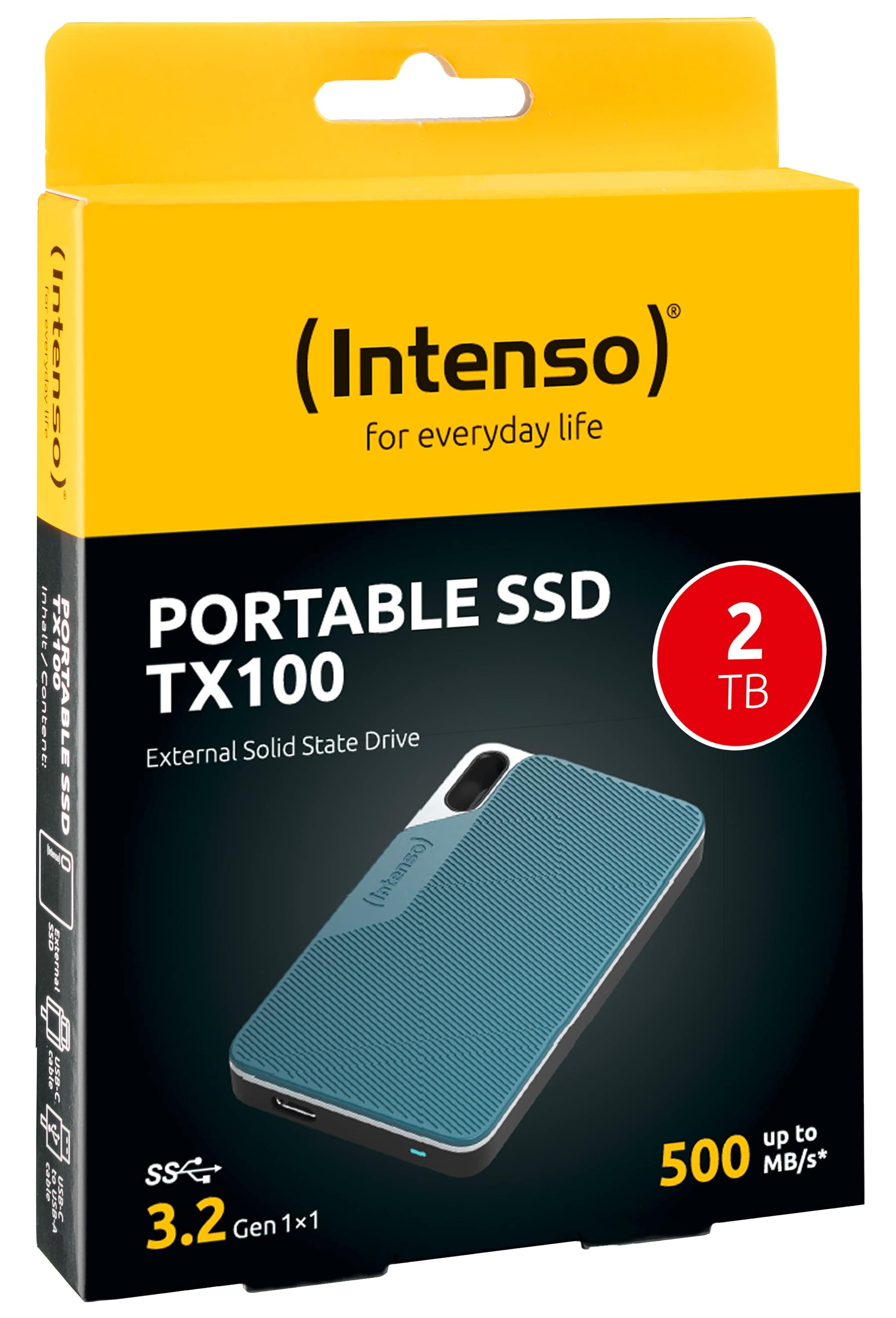 INTENSO USB 3.2-SSD TX100 2TB