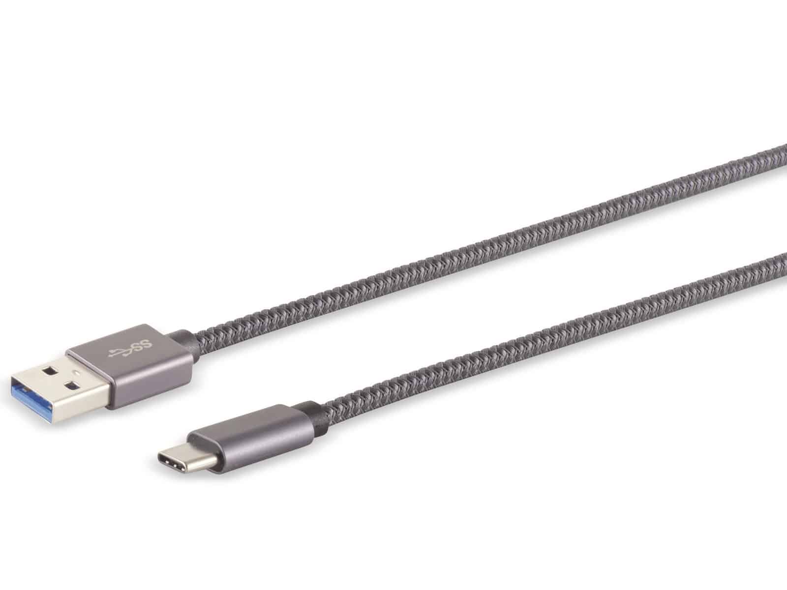 SMART-MULTIMEDIA USB-A Adapterkabel, USB-C, 3.2 Gen 2, Pro, 2,0m