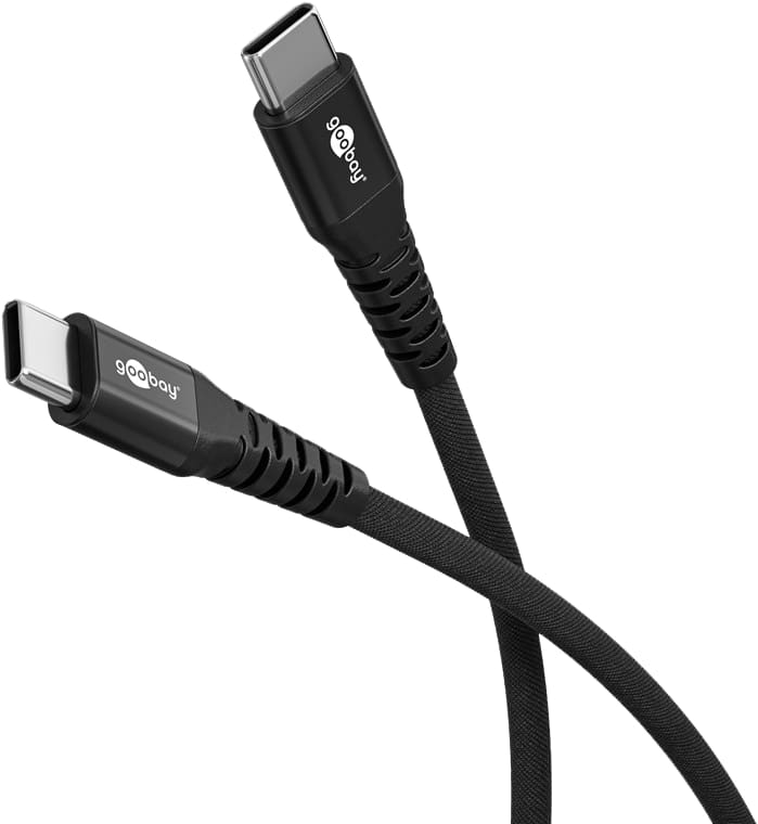 GOOBAY USB-C Kabel 73952 0,5m schwarz supersoft