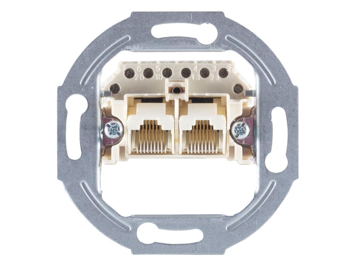 S-IMPULS UAE-Anschlußdose 2x8/8 parallel ohne Abdeckung UP