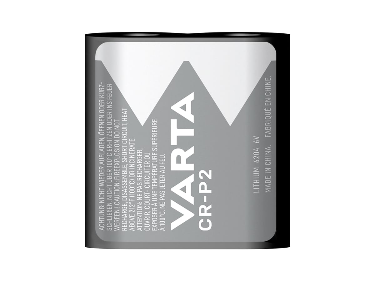 VARTA Lithium-Batterie, CR-P2, 6V, Photo