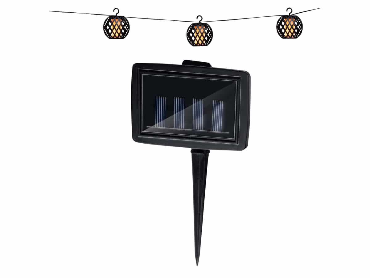 GRUNDIG Solar-Lichterkette, 3,4 m, 8x Leuchten