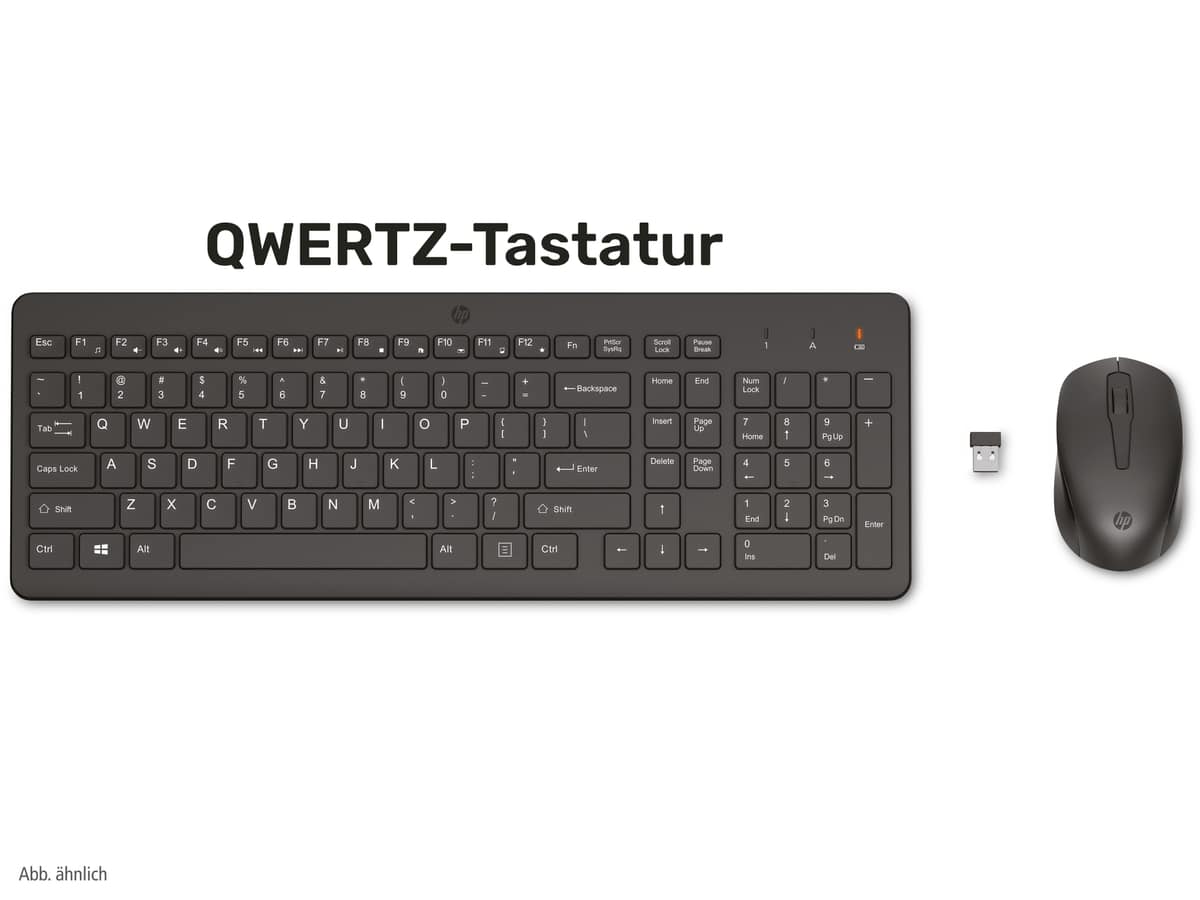 HP Tastatur- und Maus-Set 330, Wireless QWERTZ-Variante