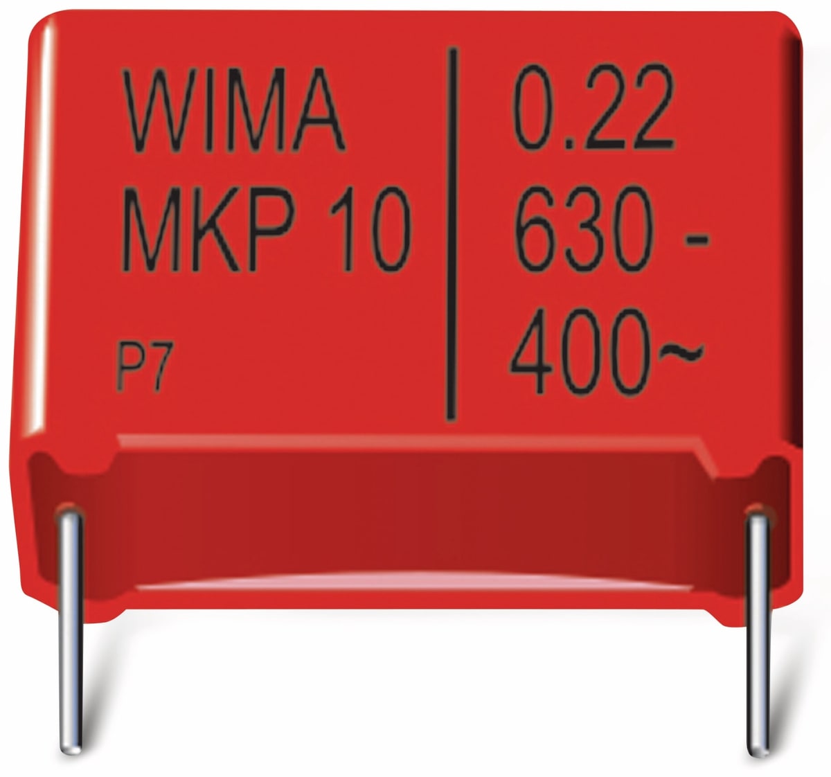 WIMA Folienkondensator, 0,1UF, 400V, radial, RM 15, MKP1G031004D00KSSD