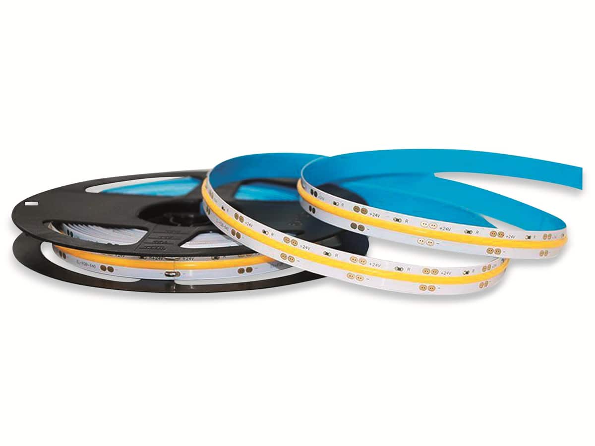 V-TAC LED-Strip VT-COB 421 (2668), 2100 LEDs, EEK: F, 50 W, 24V, 5000 lm, 4000 K, 5 m, IP 20