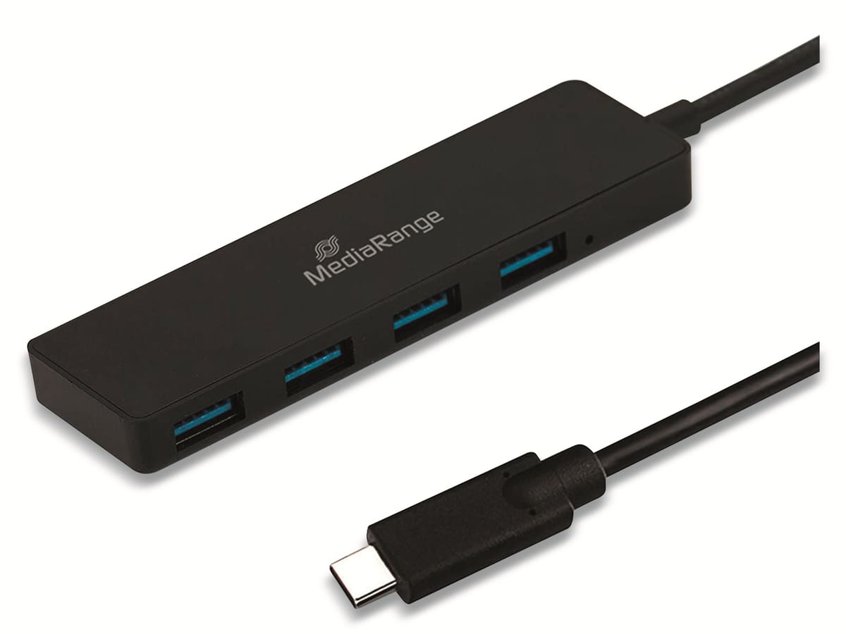 MEDIARANGE USB-C Hub MRCS508, 4-port