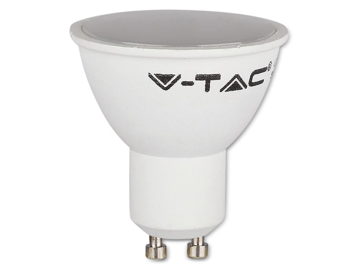 V-TAC LED-SMD-Lampe, PAR16, GU10, EEK: F, 4,5W, 400lm, 3000K