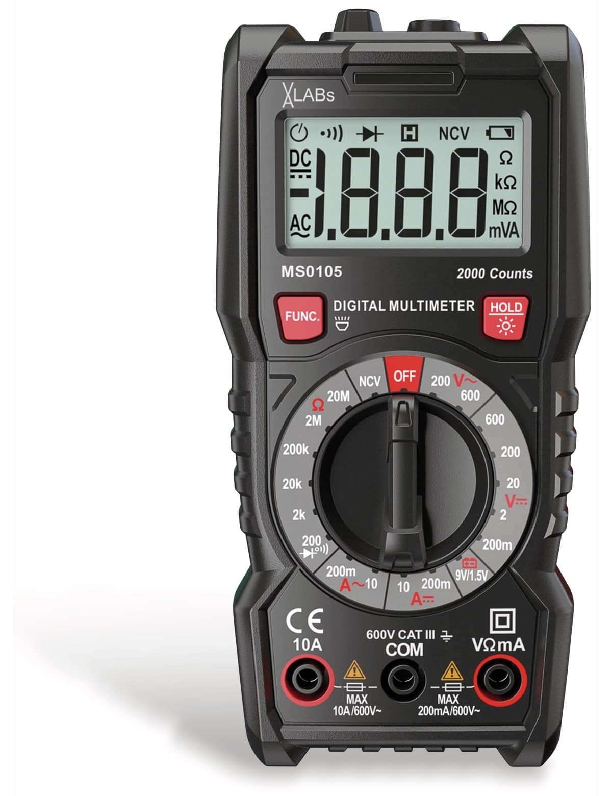 VA LABS MS0105: Digital-Multimeter, 2.000 Counts