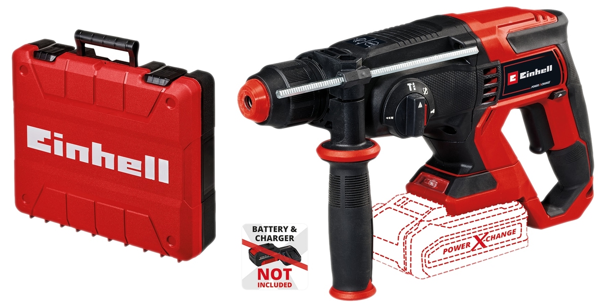 EINHELL Akku-Bohrhammer TE-HD 18/20 Li-Solo