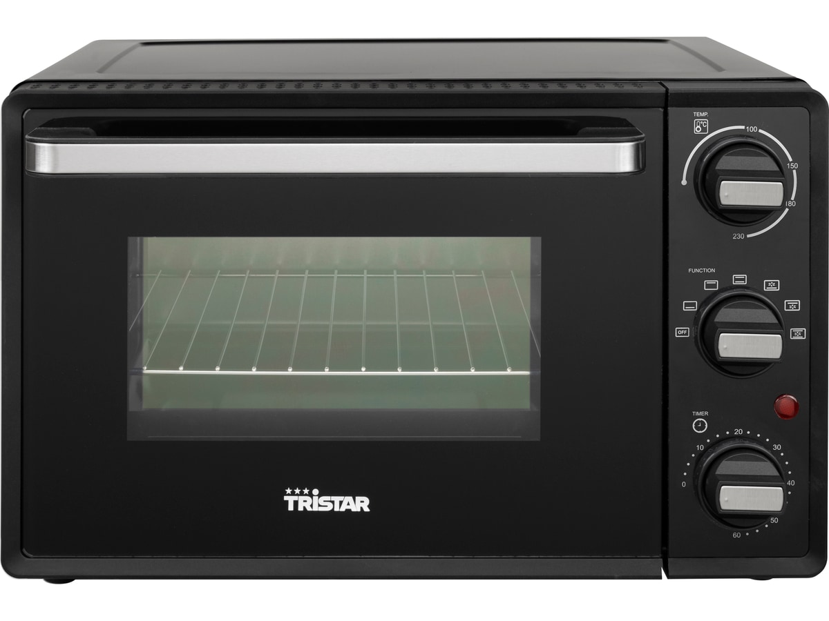 TRISTAR Mini-Backofen OV-3622, 19 L, 800 W, Heißluft, schwarz