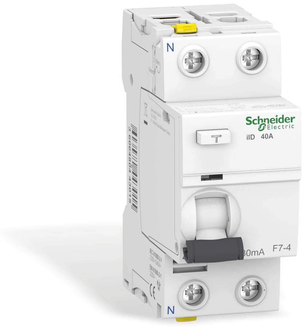 SCHNEIDER ELECTRIC Fehlerstrom-Schutzschalter A9Z21240, 40A