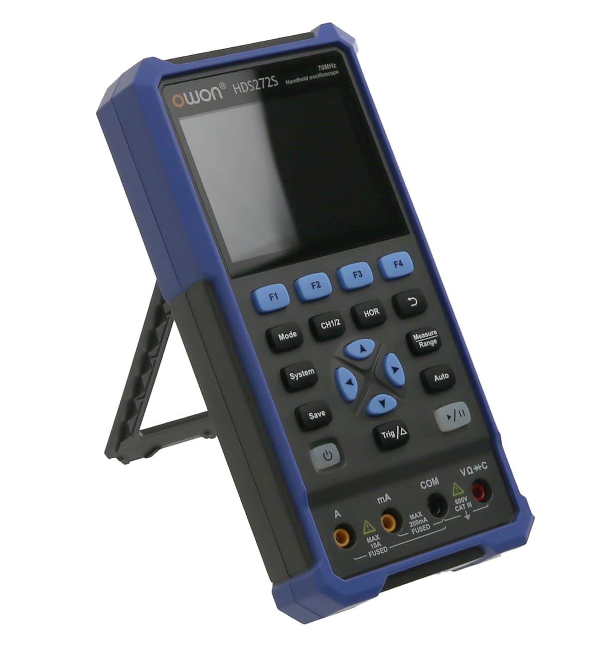 OWON LCD-Oszilloskop mit Multimeter und Funktionsgenerator, HDS272S, 2-Kanal, 70 MHz