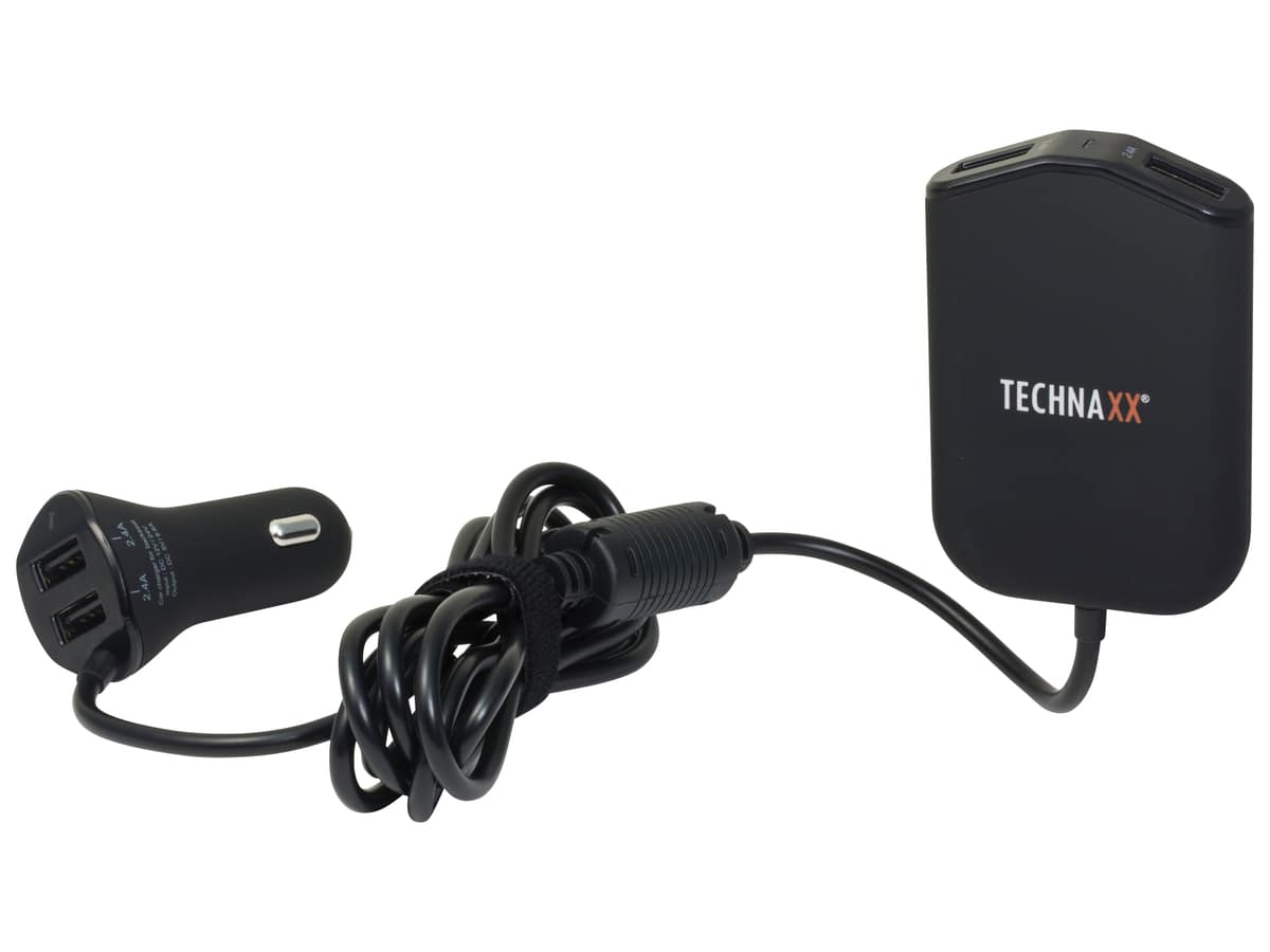 TECHNAXX KFZ USB-Lader TE14, 4x USB