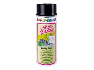 DUPLI-COLOR Kunstharzlackspray, schwarz glänzend, 400 ml