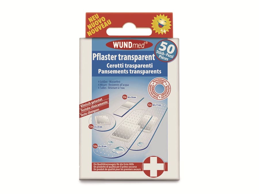 WUNDMED Pflaster-Set transparent