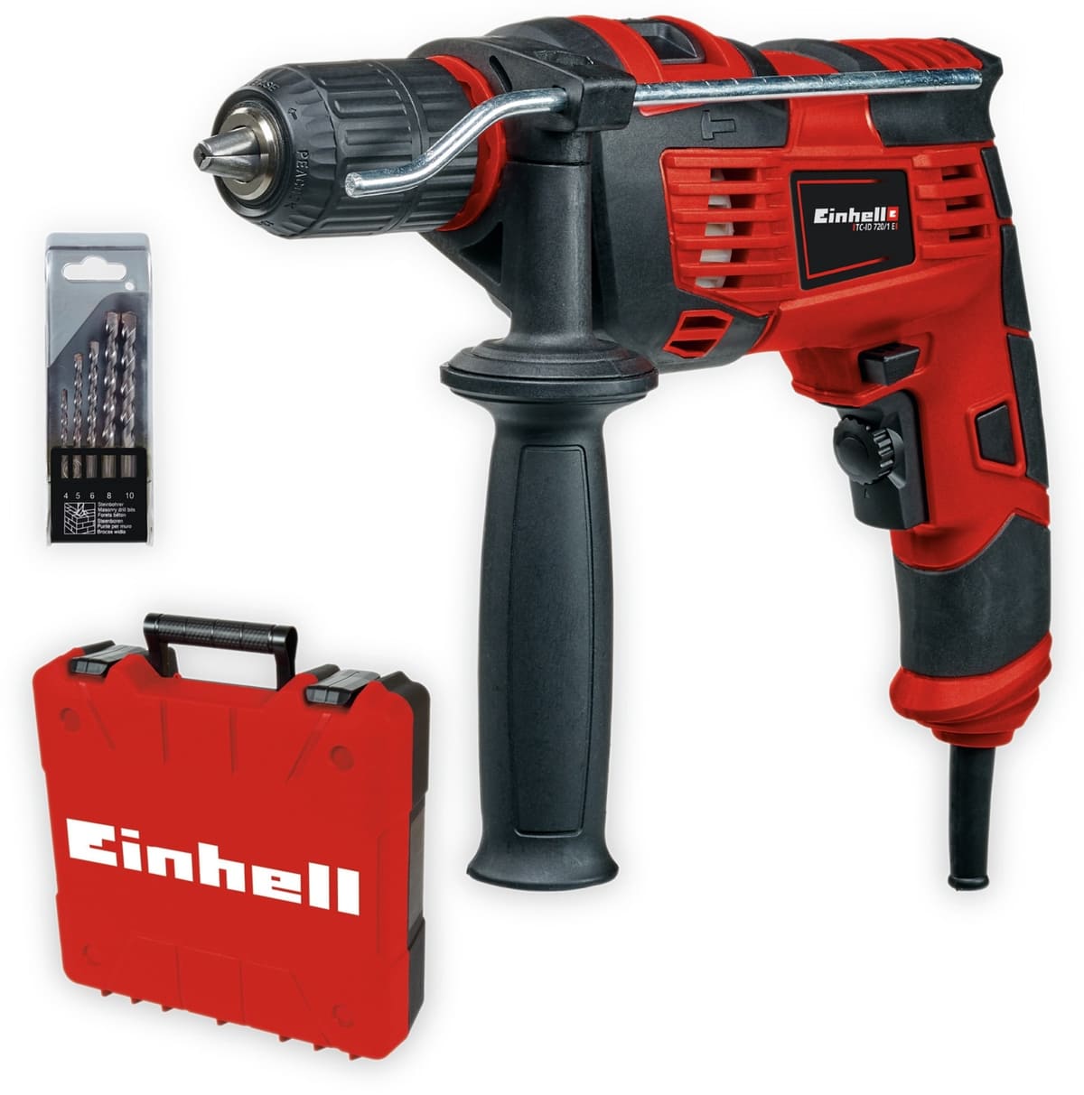 EINHELL Schlagbohrmaschine TC-ID 720/1 E Kit, 720 W