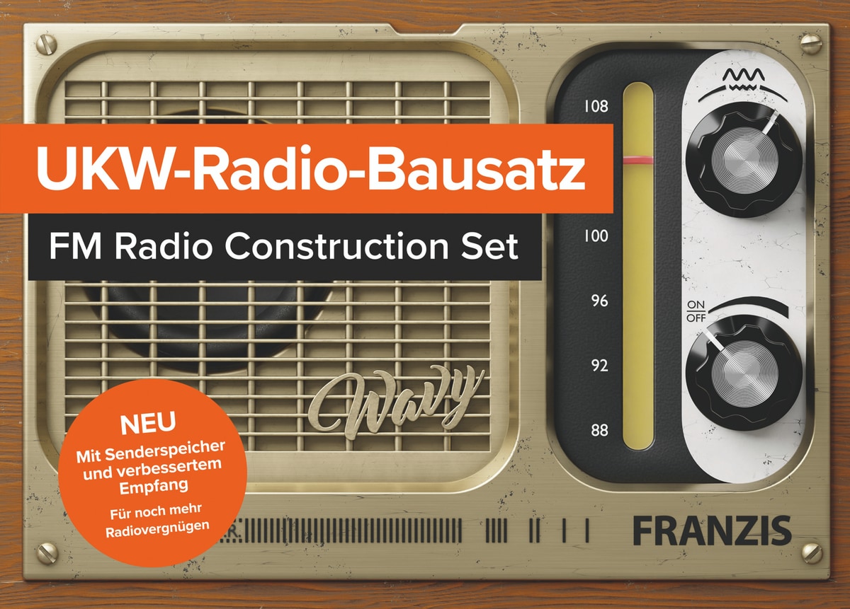 FRANZIS UKW-Radio zum Stecken 67226 Retro Radio ab 14 Jahre