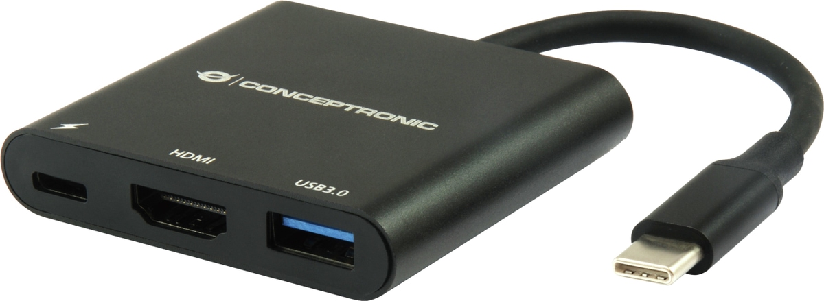 CONCEPTRONIC Adapter USB-C zu HDMI, USB3.0