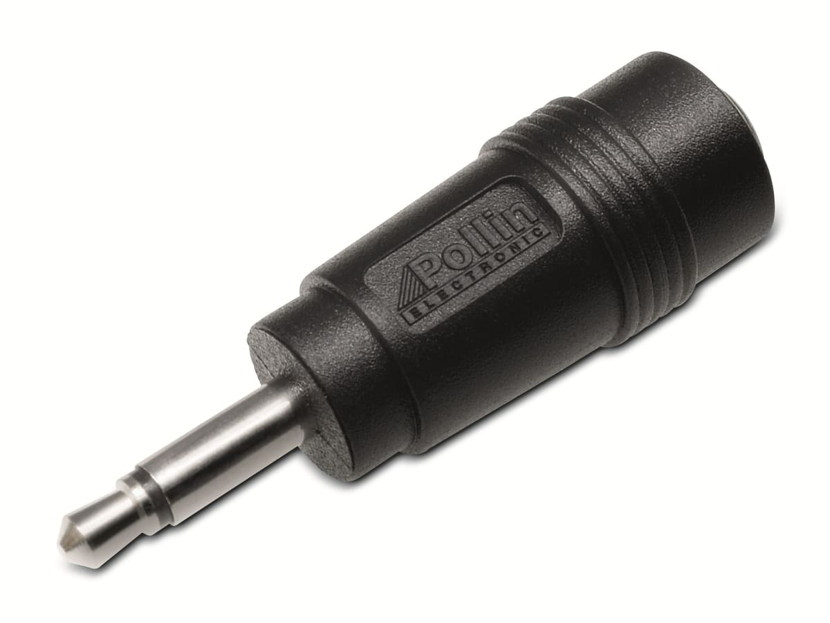 Hohlsteckeradapter, 5,5/2,1 Hohlkupplung auf 3,5 mm Klinkenstecker