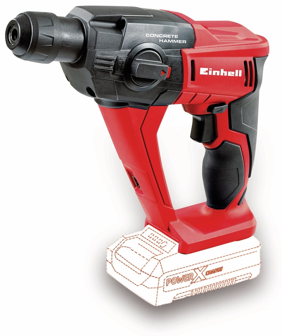 EINHELL Akku-Bohrhammer 4513812, TE-HD 18 Li Solo