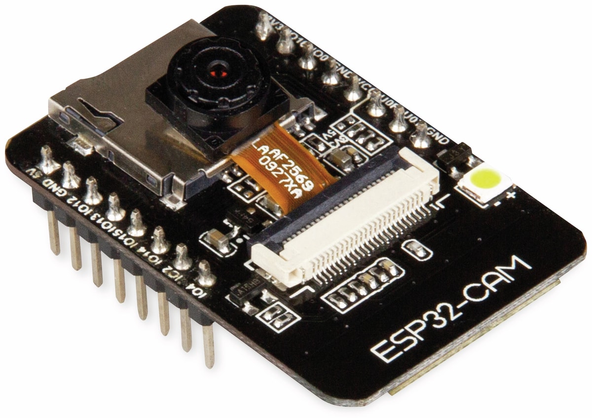 JOY-IT ESP32 Kamera-Entwicklungsplatine mit 2 MP Kamera, SBC-ESP32-Cam