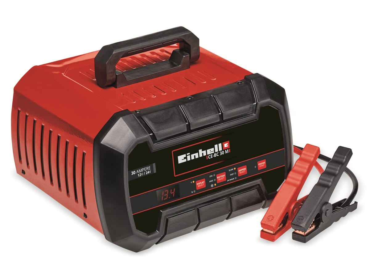 EINHELL Batterie-Ladegerät CE-BC 30 M, 12/24 V, 30 A