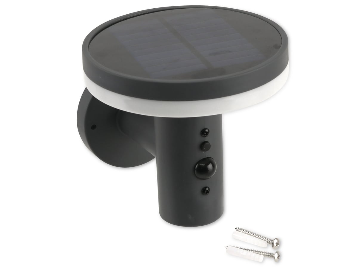 SHELL Solar LED-Lampe Bewegungsmelder, schwarz