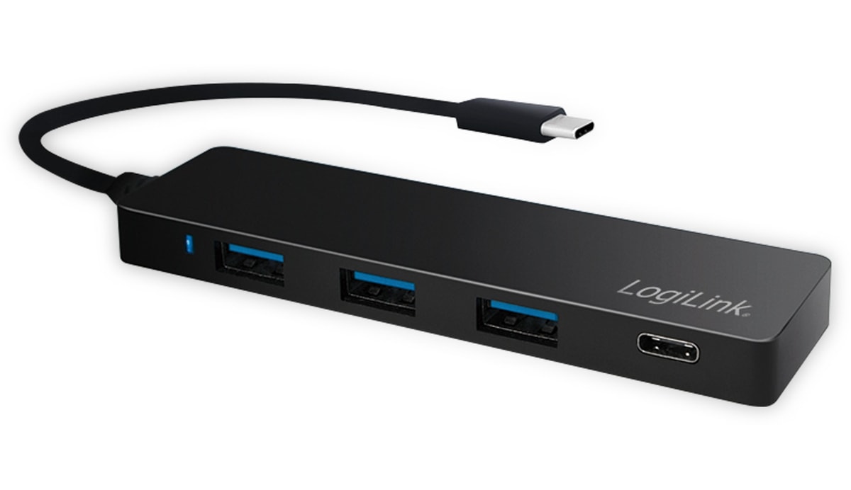 LOGILINK USB3.1 Typ-C Hub UA0311, 3x USB-A, 1x Typ-C