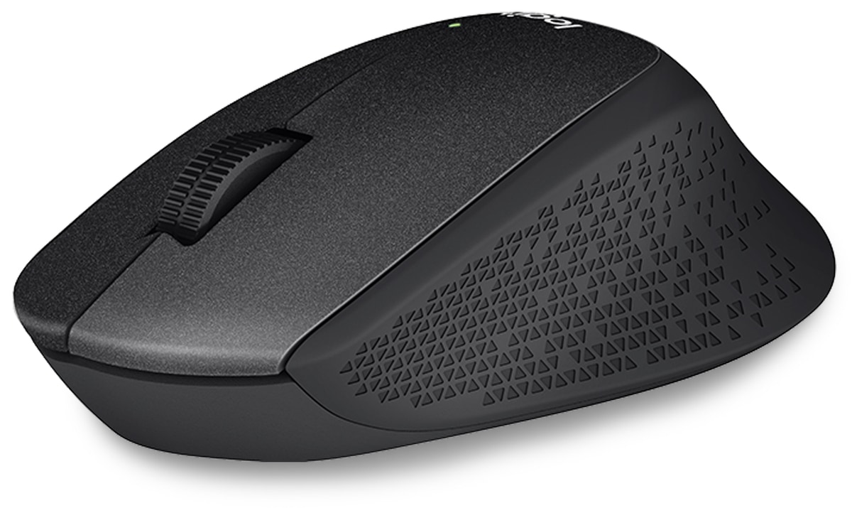 LOGITECH Funkmaus M330 Silent Plus, optisch, 1000 dpi, schwarz