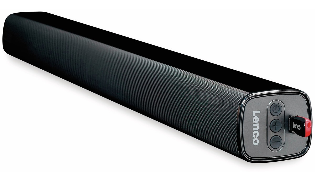 LENCO Soundbar SB-080BK, Bluetooth, USB, schwarz