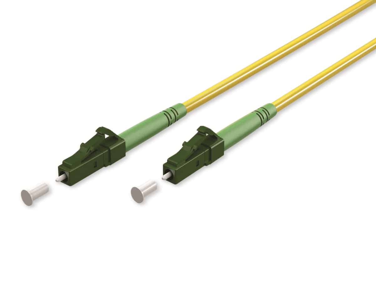 GOOBAY Singlemode Glasfaserkabel, FTTH, OS2, 9/125, Simplex, gelb, 15 m