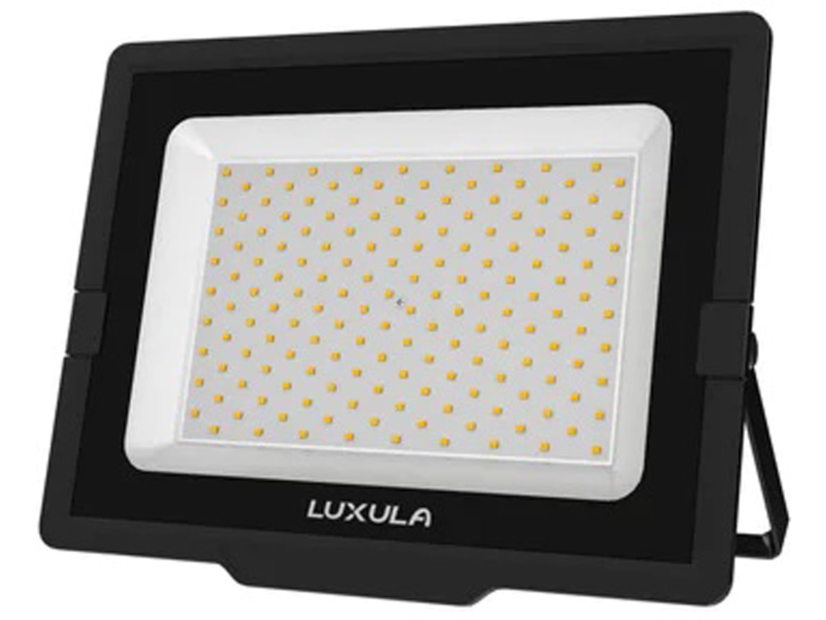 LUXULA LED-Fluter, EEK: F, 150W, 15000lm, 3000K, schwarz