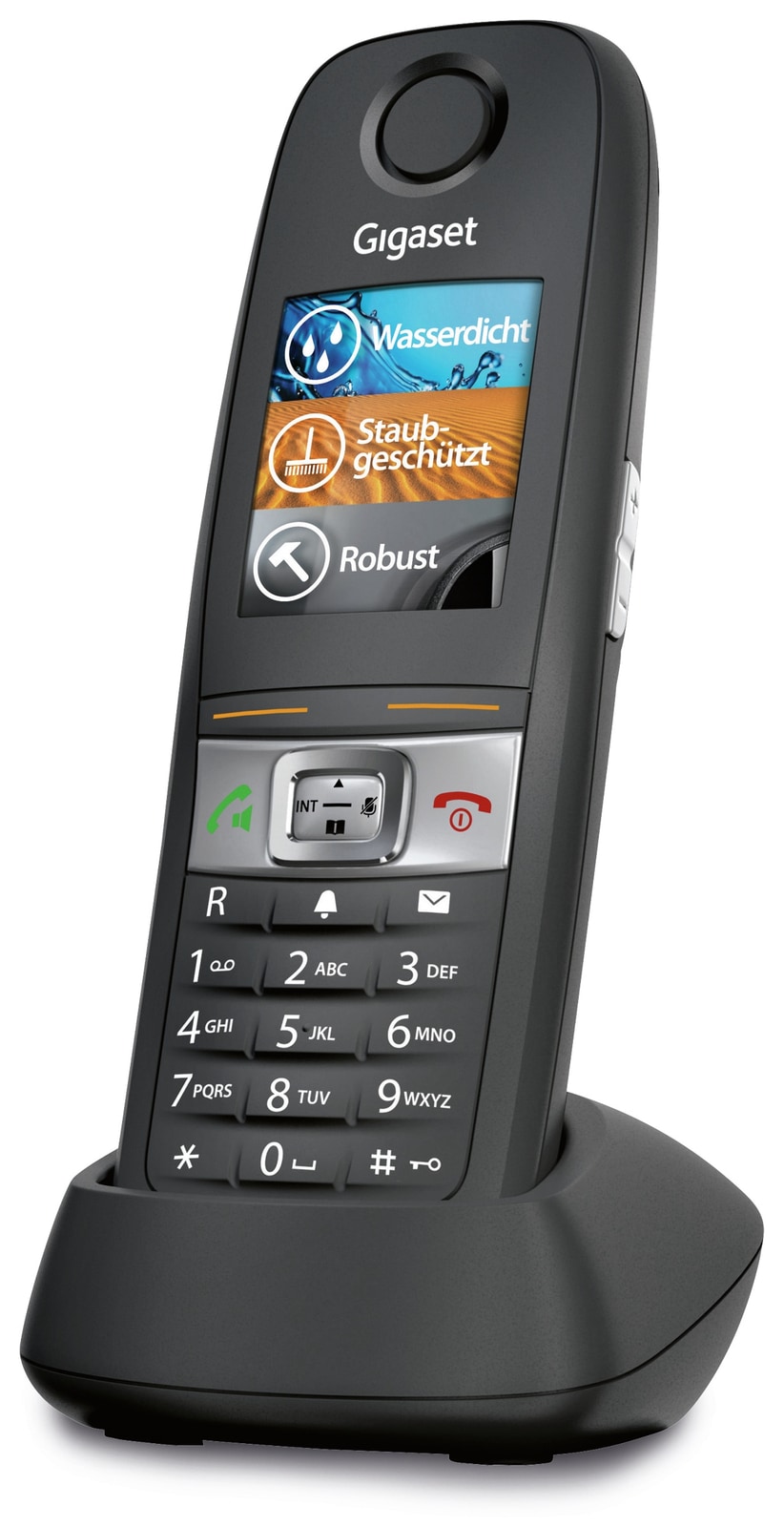 GIGASET Schnurloses DECT-Telefon E630HX, schwarz