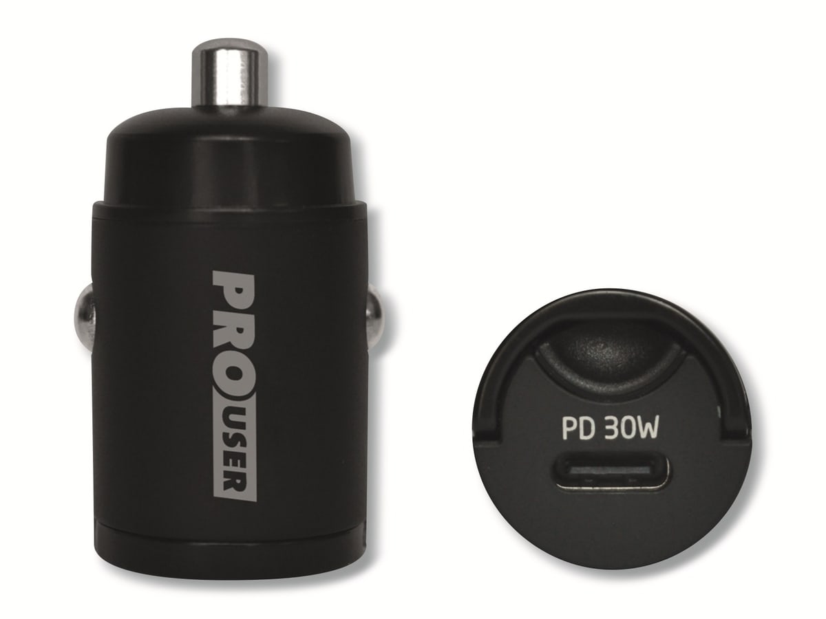 PROUSER Mini KFZ USB-Lader PD2, 30 W, USB-C