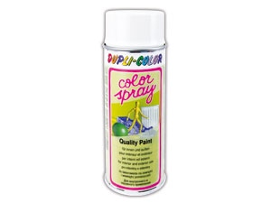 DUPLI-COLOR Kunstharzlackspray, reinweiß glänzend, 400 ml