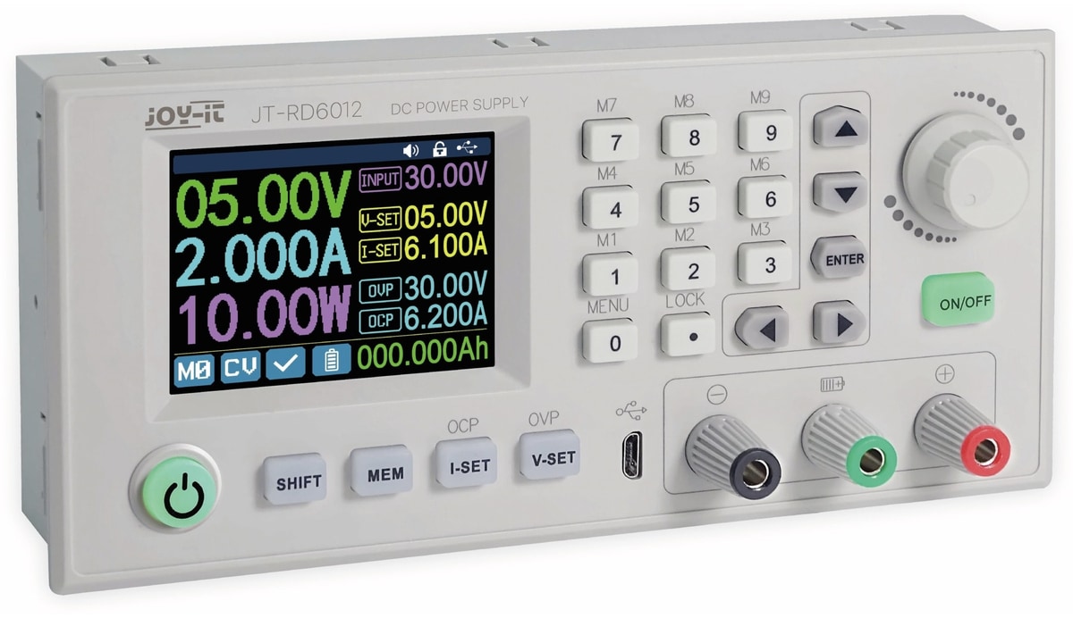 JOY-IT Labornetzteil mit 60 V und 12 A Ausgangsstrom, JT-RD6012